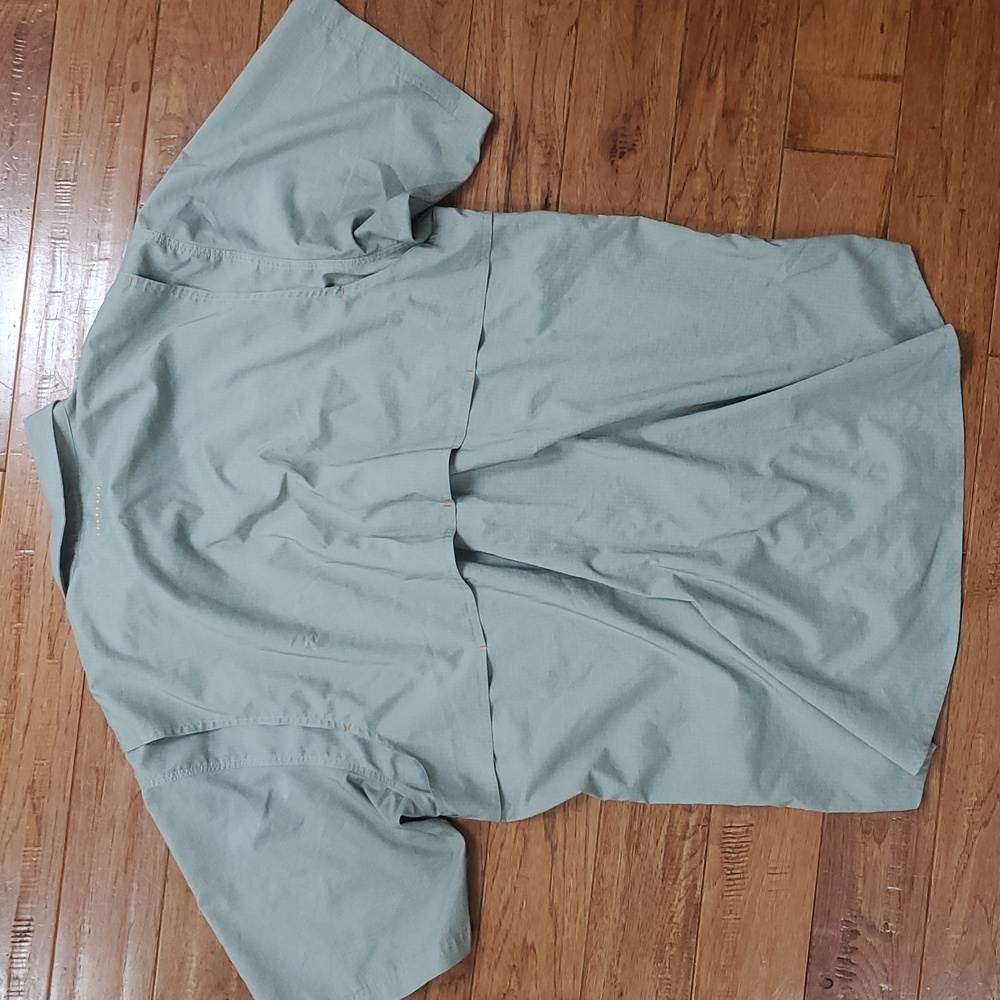 Ariat ReBar Green Casual Button Down Shirt Lightweight Relaxed Fit - Picture 7 of 9
